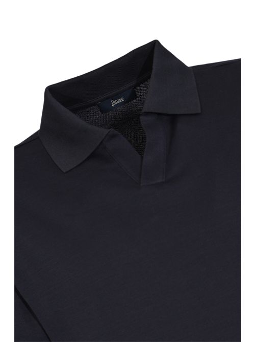 Polo in maglia di cotone Blu Herno | JV000004U 520599201